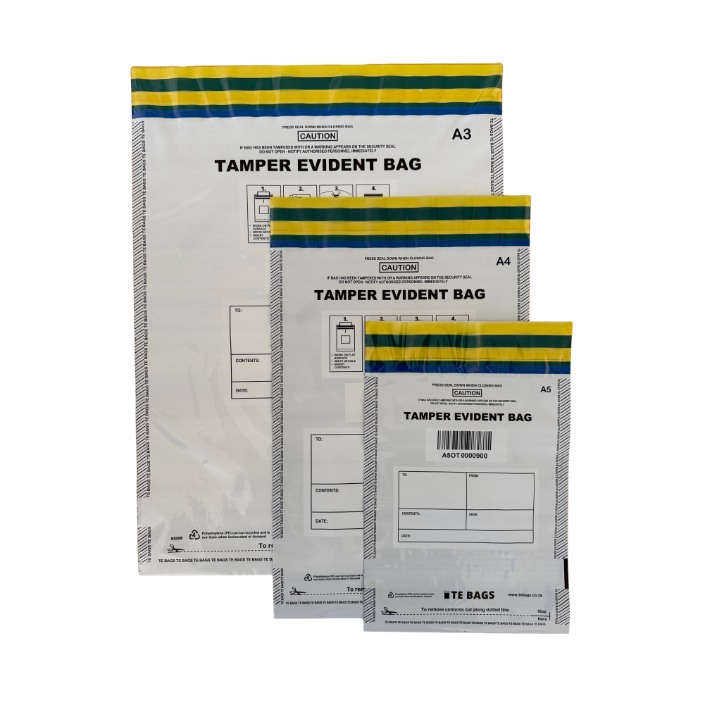 Tamper Evident Security Bag