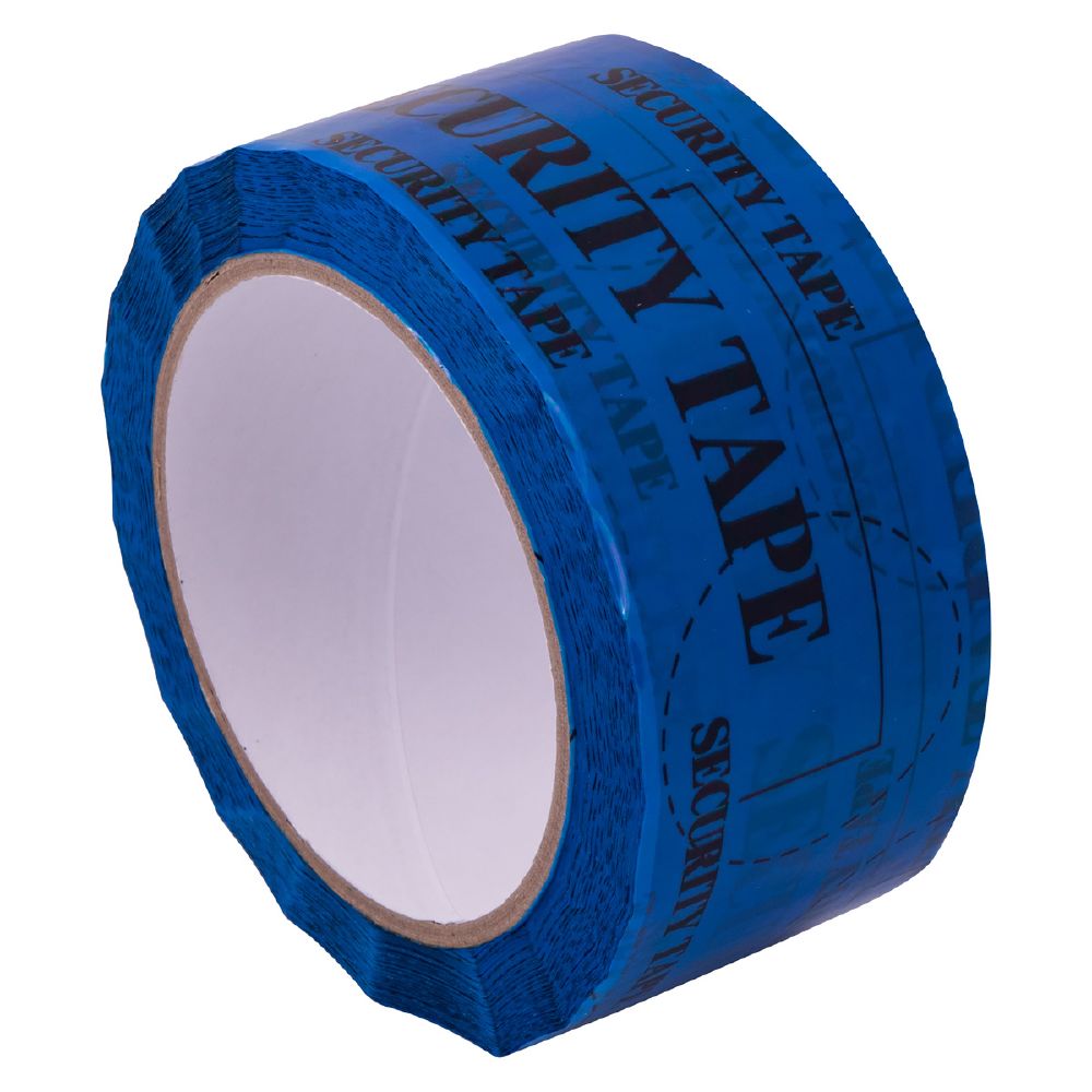 Blue tamper evident tape